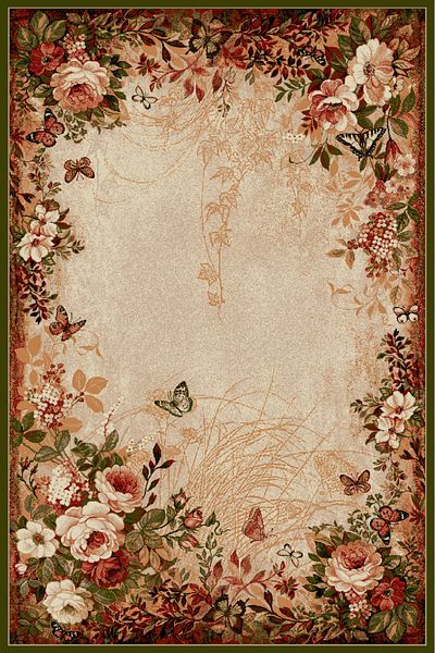 Lotos Carpet Covorexpert 15003-130, Various Sizes, Beige, Green, 8 Mm Thread, Anti-Allergic, Living Room