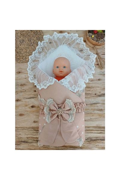 shopwave Newborn Cotton Daisy Patterned Trilux Unisex Swaddle Baby Blanket