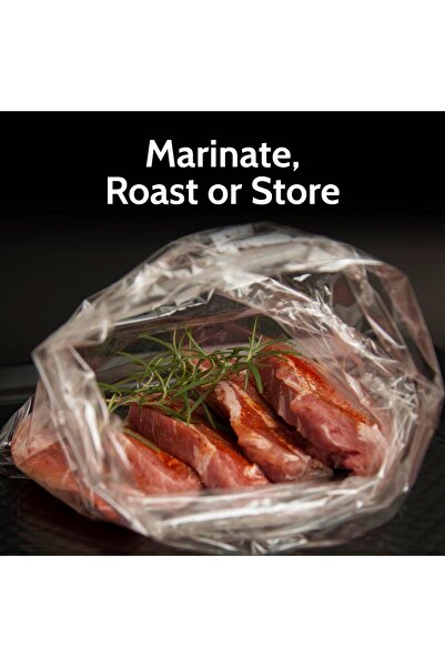 btm home 8’li Fırın Torbası – 25x38 cm – Yağsız ve Temiz Pişirme için Isıya Dayanıklı Pişirme Poşeti