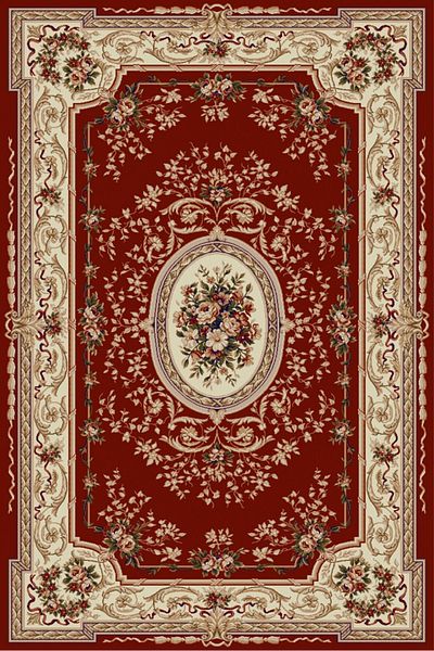Lotos Carpet Covorexpert 568-210, 150 x 300 cm, Red, 8 mm thread, Anti-allergic, Living room, Bedroom