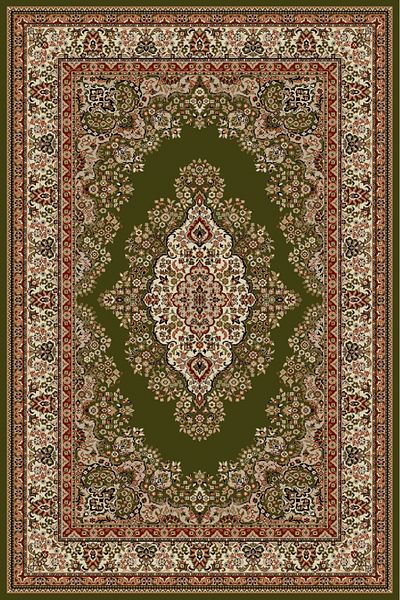 Lotos Carpet Covorexpert 1524-310, Various Sizes, Green, 8 Mm Thread, Anti-Allergic, Living Room, Bedroom