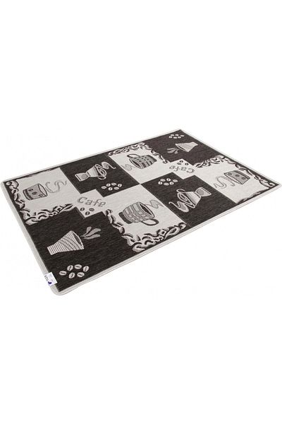 Flex Jute Kitchen Rug, Covorexpert 950-80, 133 x 195 cm, Gray, Anti-Slip, Anti-Allergic
