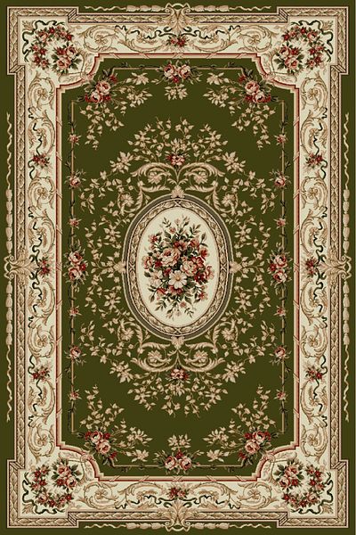 Lotos Carpet Covorexpert 568-310, Various Sizes, Green, 8 Mm Thread, Anti-Allergic, Living Room, Bedroom