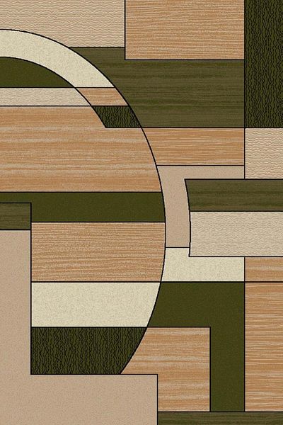Lotos Carpet Covorexpert 538-836, Various Sizes, Green, 8 Mm Thread, Anti-Allergic, Living Room, Bedroom