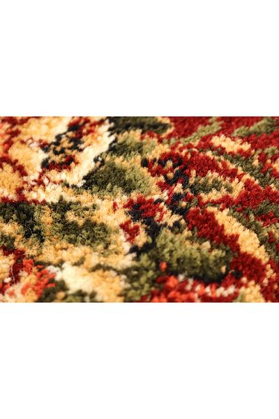 Covorexpert Carpet Lotos 1529-210, 100 x 200 cm, Grena, Red, Thread 8 mm, Antiallergic, Living room