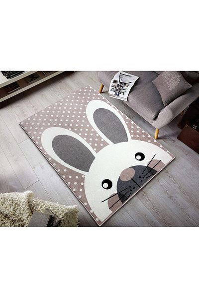 Dream Children's Room Carpet Covorexpert Bunny 18115-120, Various Sizes, Pink, 8 Mm Thread, Anti-Allergic