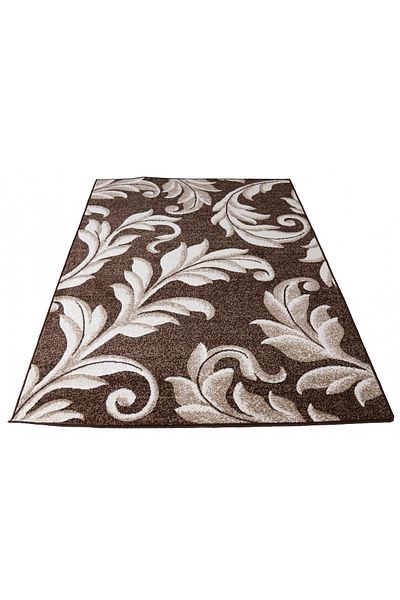 Luna Carpet Covorexpert 1833-12, 140 x 200 cm, Brown, 6 mm thread, Anti-allergic, Living room, Bedroom