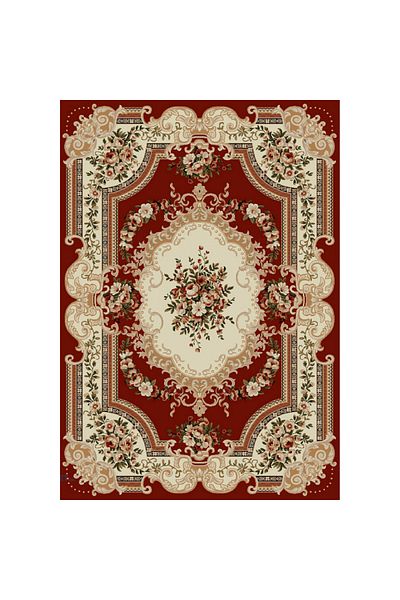 Covorexpert Carpet Lotos 503-220, 150 x 230 cm, Red, 8 mm thread, Anti-allergic, Living room, Bedroom