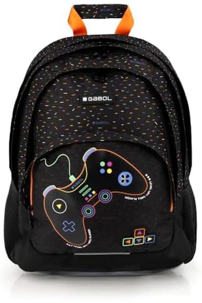 Gabol VIRTUAL BACKPACK, Black/White