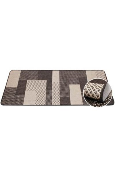 Flex Jute Kitchen Rug, Covorexpert 19645-91, 150 x 230 cm, Brown, Anti-Slip, Anti-Allergic