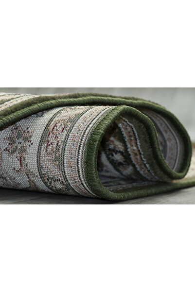 Lotos Carpet 1555-610, Green, 8 Mm Thread, Anti-Allergic, Living Room, Bedroom