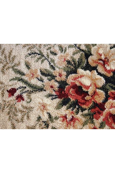 Lotos Oval Carpet Covorexpert 535-106, Various Sizes, Beige, Cream, 8 Mm Thread, Anti-Allergic, Living Room