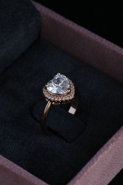 Inure Jewelry Bright Zircon Stone Special Design Serious Relationship Vip Women's Adjustable Ring