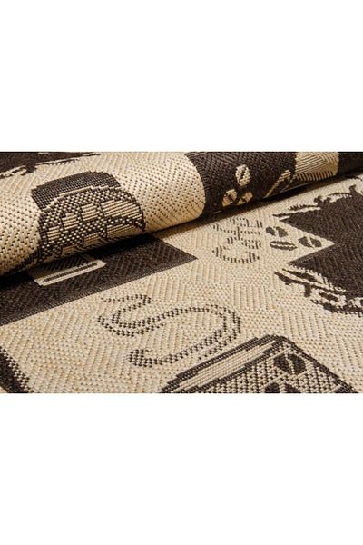Covorexpert Jute Kitchen Rug, Natura 950-91, 140 x 200 cm, Brown, Anti-Allergic, Terrace,