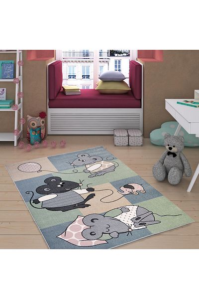 Dream Children's Room Carpet Covorexpert Soricei 18043-149, 80 x 150 cm, Multicolor, 8 mm Thread, Anti-Allergic