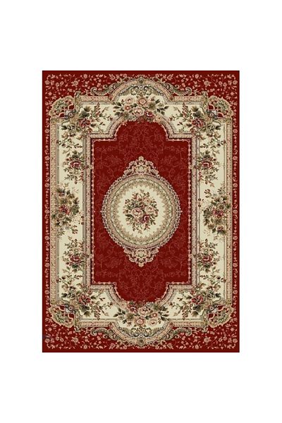 Covorexpert Carpet Lotos 571-210, 50 x 80 cm, Red, 8 mm thread, Anti-allergic, Living room, Bedroom