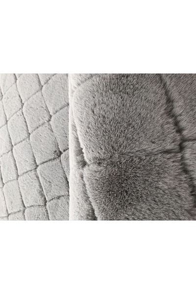 LOP Belgian Carpet Covorexpert Grofat 076, 140 x 200 cm, Grey, 23 mm Pile, Anti-Slip, Anti-Allergic