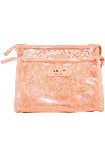 Dkny Lucid Dream Tstand Bags Cosmetic Bag, Travel Make up Bag Small, Small Waterproof and Lightweigh
