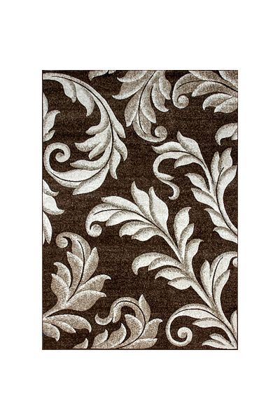 Luna Carpet Covorexpert 1833-12, 140 x 200 cm, Brown, 6 mm thread, Anti-allergic, Living room, Bedroom