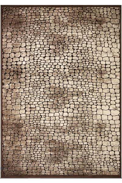 Luna Carpet Covorexpert 1842-12, 50 x 80 cm, Brown, 6 mm thread, Anti-allergic, Living room, Bedroom