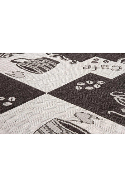 Flex Jute Kitchen Rug, 950-80, Gray, Anti-Slip, Anti-Allergic