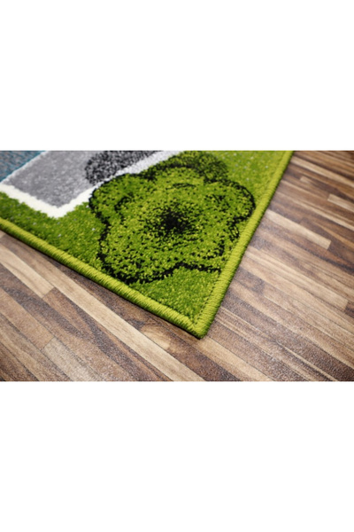 Kolibri Children's Room Carpet 11543-160, Gray, 9 Mm Thread, Anti-Allergic