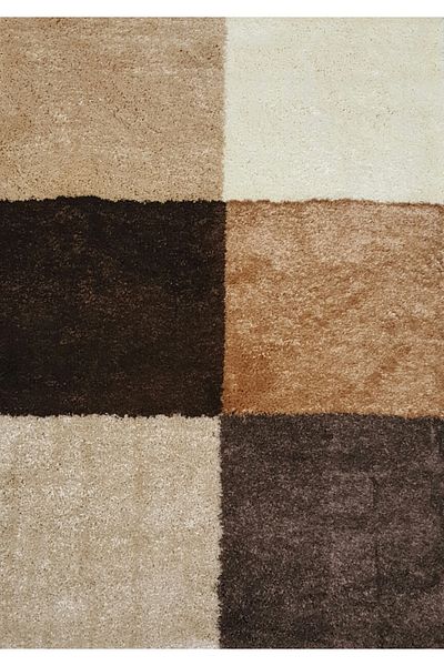 Fantasy Carpet Covorexpert 12518-19, 80 x 150 cm, Beige, Brown, 30 mm thread, Anti-allergic, Living room