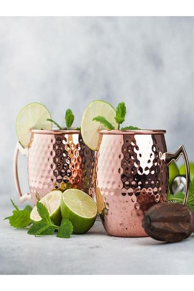 OEM Cana Moscow Mule din Inox Cupru Rose 500ml - Design Premium