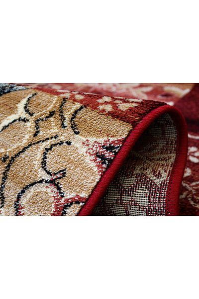 Lotos Carpet Covorexpert 1521-210, 60 x 110 cm, Grenade, Red, 8 mm thread, Anti-allergic, Living room, Bedroom
