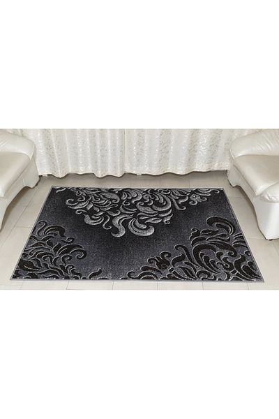 Mira Carpet Covorexpert 24031-619, 80 x 150 cm, Grey, 6 mm thread, Anti-allergic, Living room, Bedroom