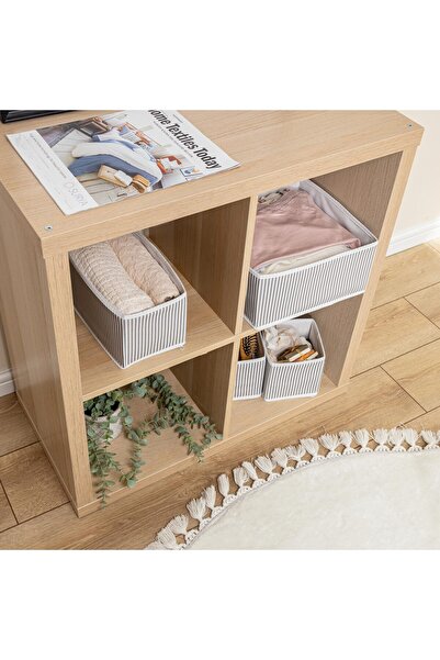 Buclee 4 Piece Drawer and Cabinet Multi-Purpose Pouch Set - Foldable Fabric Organizer