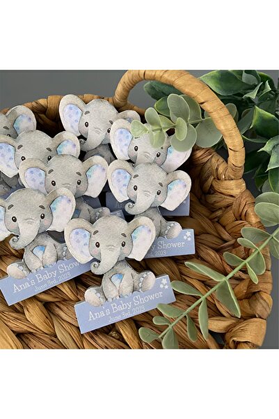 ELF REKLAM Newborn Magnet with Teddy Bear Figure 1 Year Old Magnet 10 Pieces