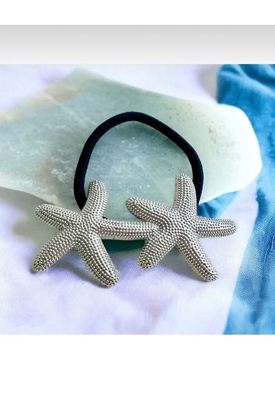 Be Best Women's Silver Color Starfish Rubber Buckle Be130
