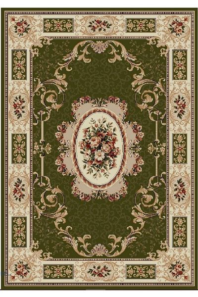 Lotos Carpet Covorexpert 542-330, Green, Cream, 8 Mm Thread, Various Sizes, Anti-Allergic, Living Room, Bedroom