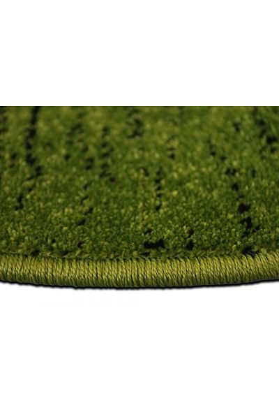 Kolibri Round Carpet for Children's Room Covorexpert Sneakers 11169-130, 67 x 67 cm, Green, 9 mm Thread, Anti-Allergic