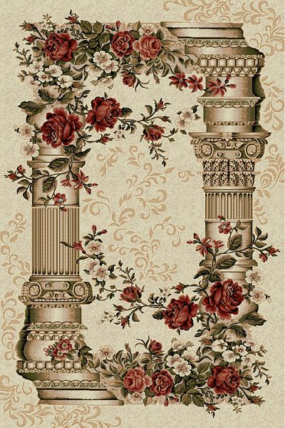 Lotos Carpet Covorexpert 532-100, Various Sizes, Cream, 8 Mm Thread, Anti-Allergic, Living Room, Bedroom