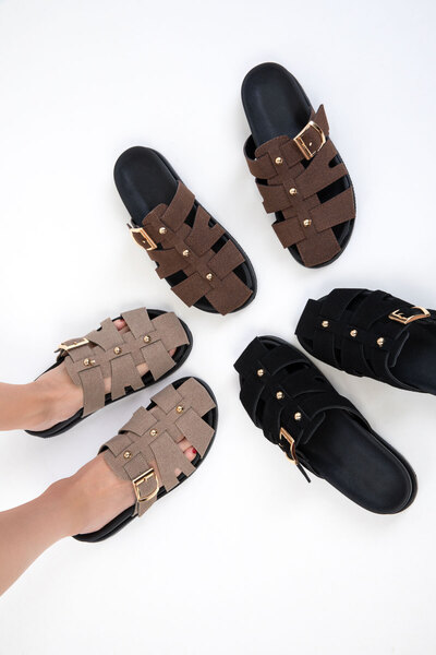 SOHO Vizon Süet Kadın Terlik 20755