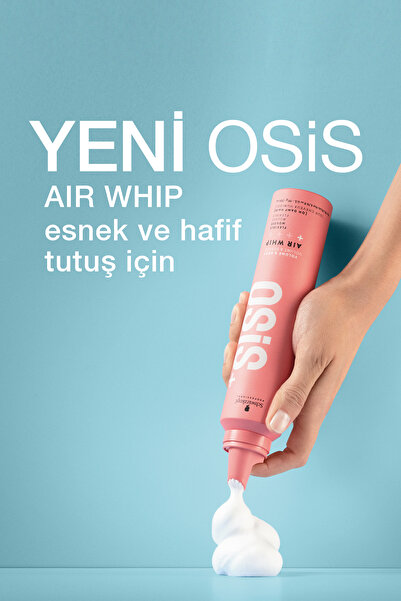 Osis Air Whip Hacim Ve Tutuş Sağlayan Esnek Köpük 200ml + BC Kırık Uç Önleyici Serum 30ml