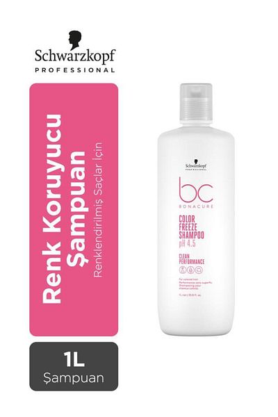 Bonacure Bc Clean 1000ml Color Protection Shampoo - Seals Hair Color