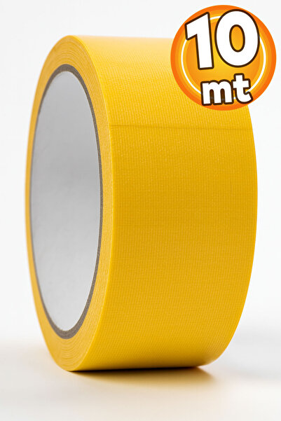 Badem10 Sarı Tamir İzolasyon Bandı 48 Mm X 10 Mt Genel Amaçlı Duct Tape Su Ge...