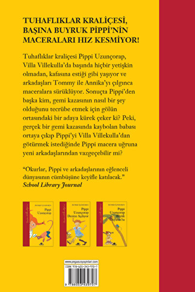 Pegasus Yayınları Pippi Uzunçorap Denize Açılıyor (Ciltli) - Astrid Lindgren