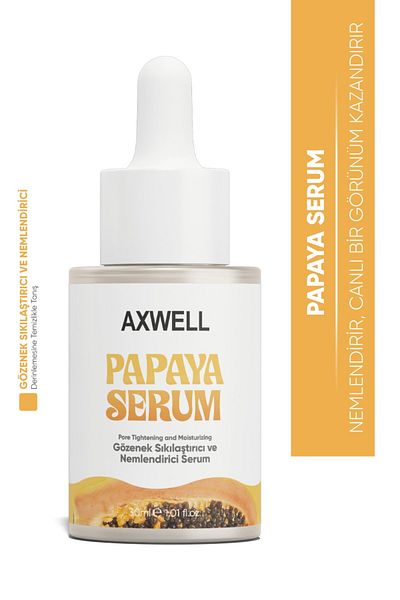 AXWELL Pore Firming & Moisturizing & Brightening Skin Serum with Papaya Extract