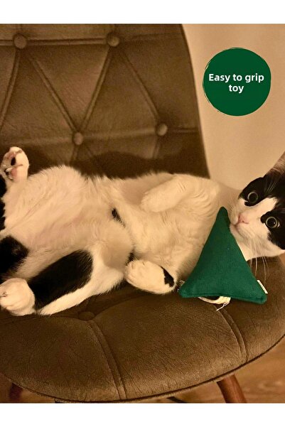 Pet And Planet Cotton and Nature-Friendly Cat Toy Pine Tree - with Cat Mint and Rattle