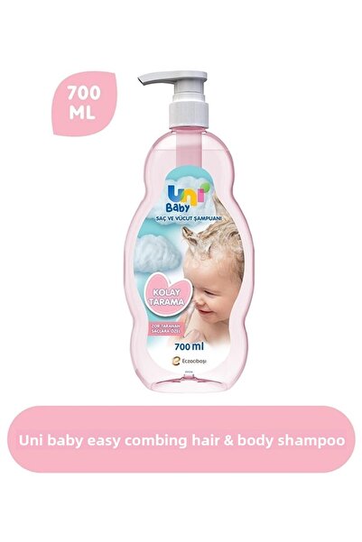 Uni 700 Ml Baby Easy Comb Hair and Body Shampoo