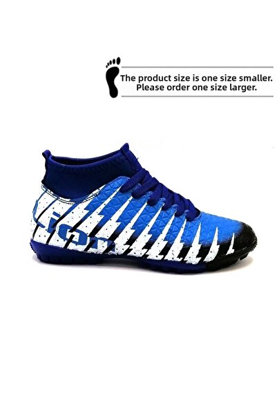 Lion Черни момчешки футболни обувки