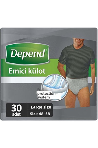 Depend Absorbent Panties Large - Large Men (30 Pieces)