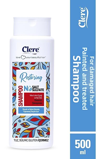 Clere Color Protecting Repair Shampoo with Blue Lotus Flower and Pomegranate ...