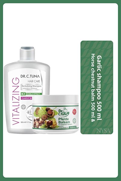 Farmasi 500 مل شامبو بالثوم + كريم كستناء الحصان - جوزيف جلوبال