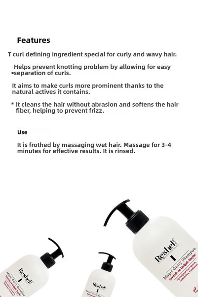 Reshell 500 ml Curl Defining Curly Hair Shampoo