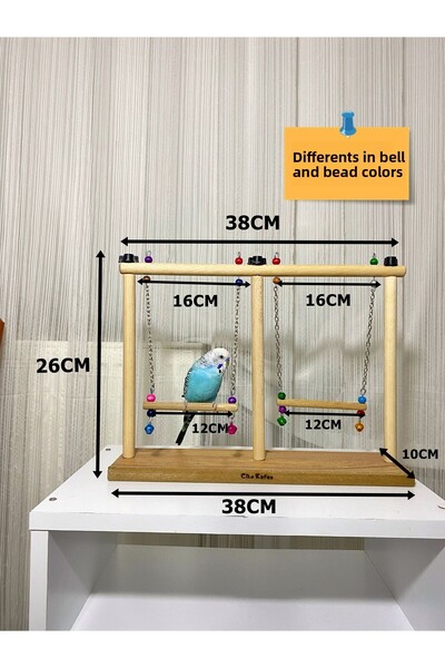 Ciko Kafes Fun Double Swing for Cockatiel and Budgies